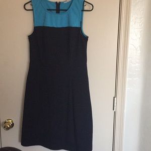 Navy blue and light blue size medium dress